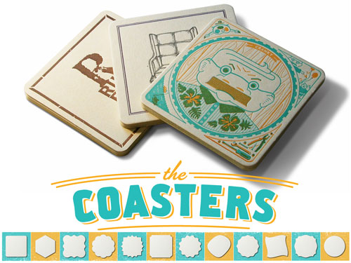 3 Coaster Sets Titled