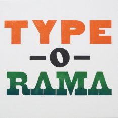 Type-O-Rama Letterpress Print
