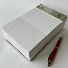 Introducing The Chunk Pad a big old stack of paper in a refillable table top holder.